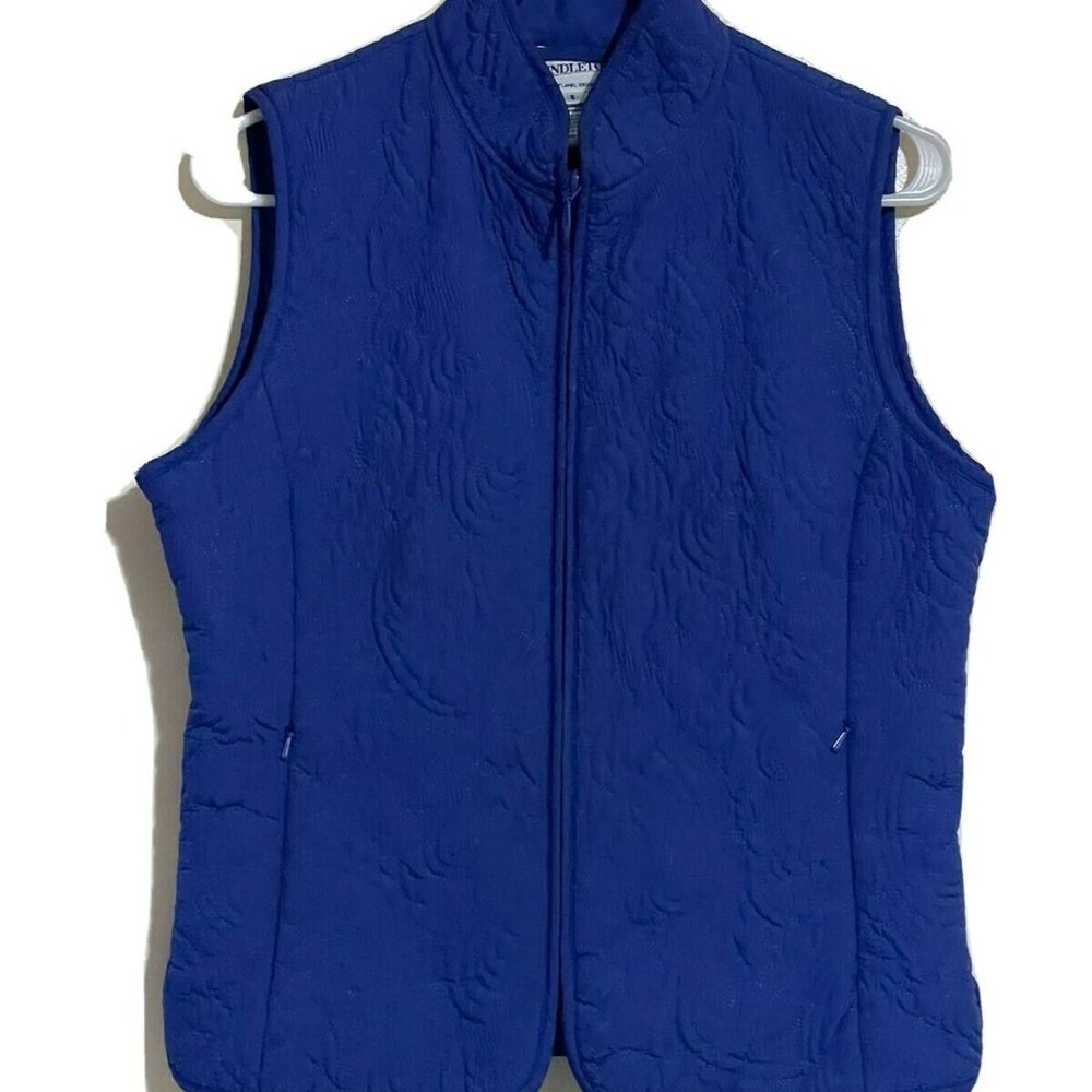 Pendleton Women's Size S Down Quilted Blue Vest
